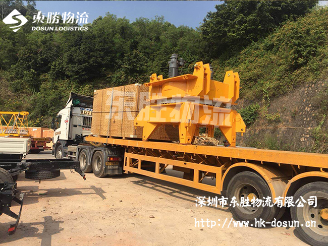 水泥預(yù)制件運輸?shù)较愀?，大貨水泥板運輸?shù)较愀?，水泥預(yù)支件到香港物流運輸，水泥支撐墊塊發(fā)香港物流；深圳到香港物流,香港物流專線,深圳香港進出口,中港物流,香港深圳貨運運輸-深圳市東勝物流有限公司