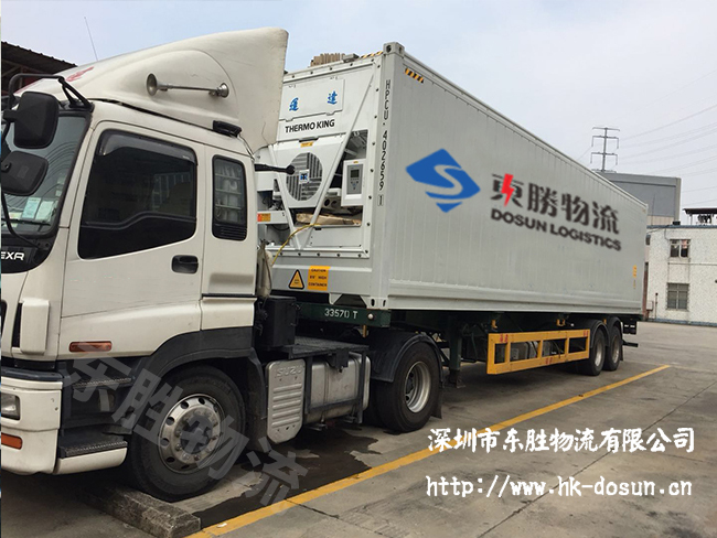 江門到香港冷藏車物流運輸--東勝物流