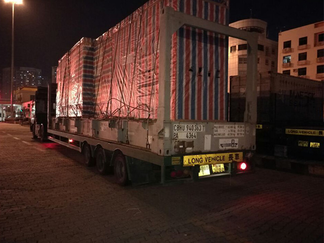 上海到香港物流運輸，接駁轉關運輸，上海出口香港物流運輸圖