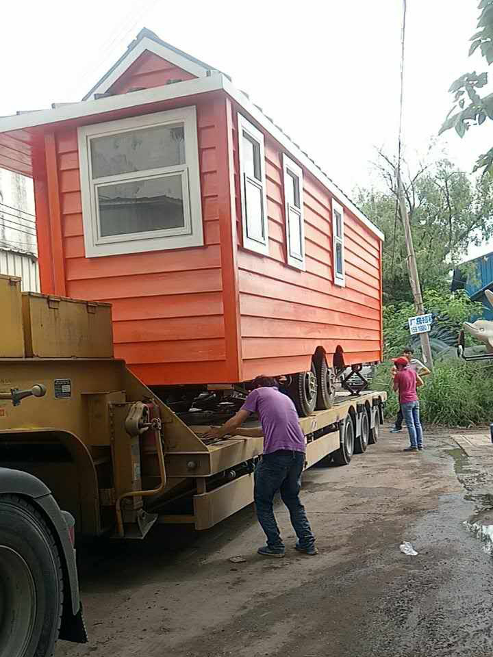 江門到香港物流專線，江門到香港移動房車運輸案例