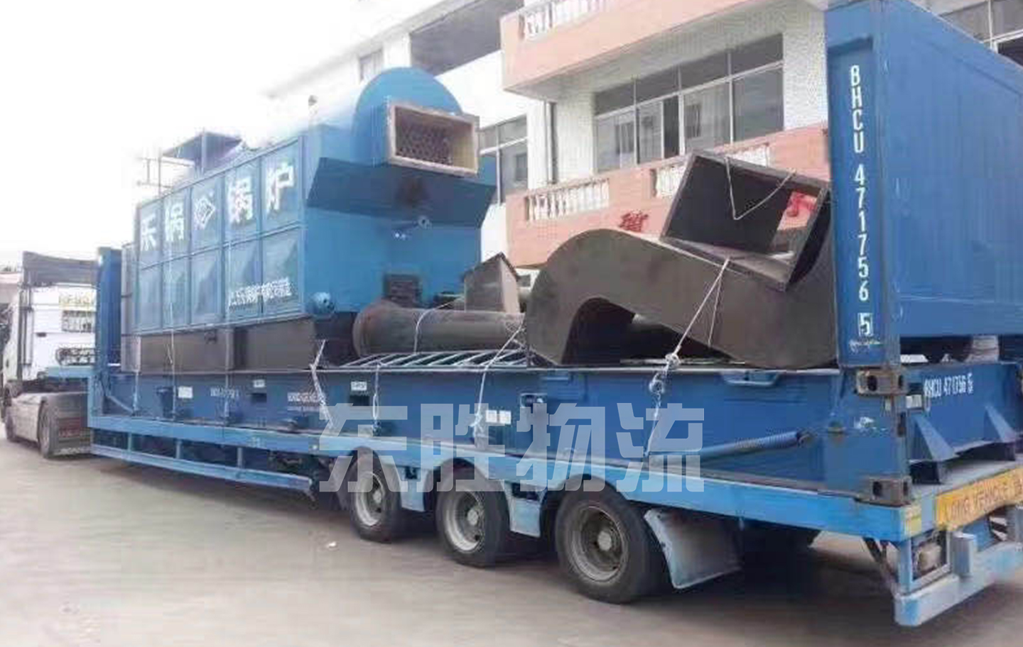 杭州到香港物流，從杭州發貨到香港價格，杭州到香港的運輸專線，深圳東勝物流中港平板車運輸圖