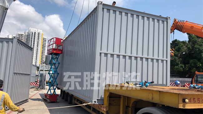 香港平板拖車吊車哪家好，中港平板車運輸案例圖