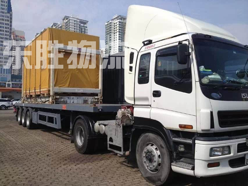 中港平板車運輸案例：香港地鐵站電動門的運輸案例圖